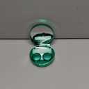 Contact Lens Case, Cute Travel Size Eye Colored Contacts Lenses Applicator Remover Tool Kit with Mirror Solution Bottle for Daily Outdoor (Green)