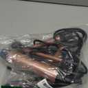 Ufree 5 in 1 Curling Iron with Interchangeable Ceramic Barrels (0.35"-1.25"), Curling Wand Set with Flat Iron Hair Straightener, Instant Heat Up, Dual Voltage Hair Curler, Gifts for Women (Rose Gold)