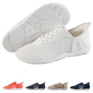 Hike Footwear HF Stride – Hands-Off & Ergonomic Barefoot Shoes for Women Men, Thin Sole & Ultra-Light, Effortless Daily Wear Unisex White 39