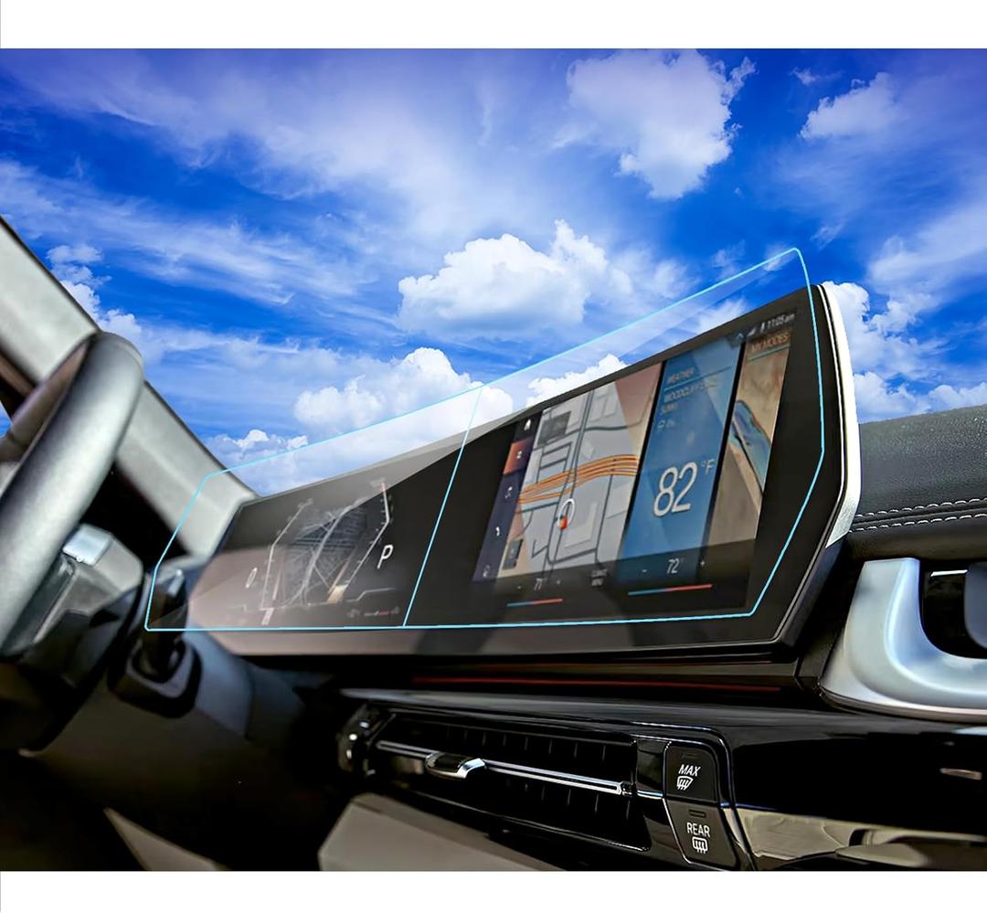 Tempered Glass 2026 2025 BMW X1 X2 xDrive28i 2025 2026 Bmw 2Series 228 M235 Gran Coupe Screen Protector for 2025 2024 2023 BMW X1 U11 Touch Screen Accessories-2pcs