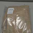 NICETOWN Burlap Vintage Open Linen Weave Flax Thermal Curtains, 100% Blackout Curtains 63" Long for Dining Room, Soundproof Window Treatment Drapes for Hall Room, 52" Wide Per Panel, Set of 2
