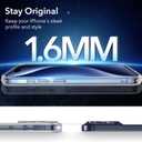 ESR for iPhone 15 Pro Case, Compatible with MagSafe, Shockproof Military-Grade Protection, Scratch-Resistant Back, Magnetic Phone Case for iPhone 15 Pro, Classic Hybrid Case, Frosted Clear