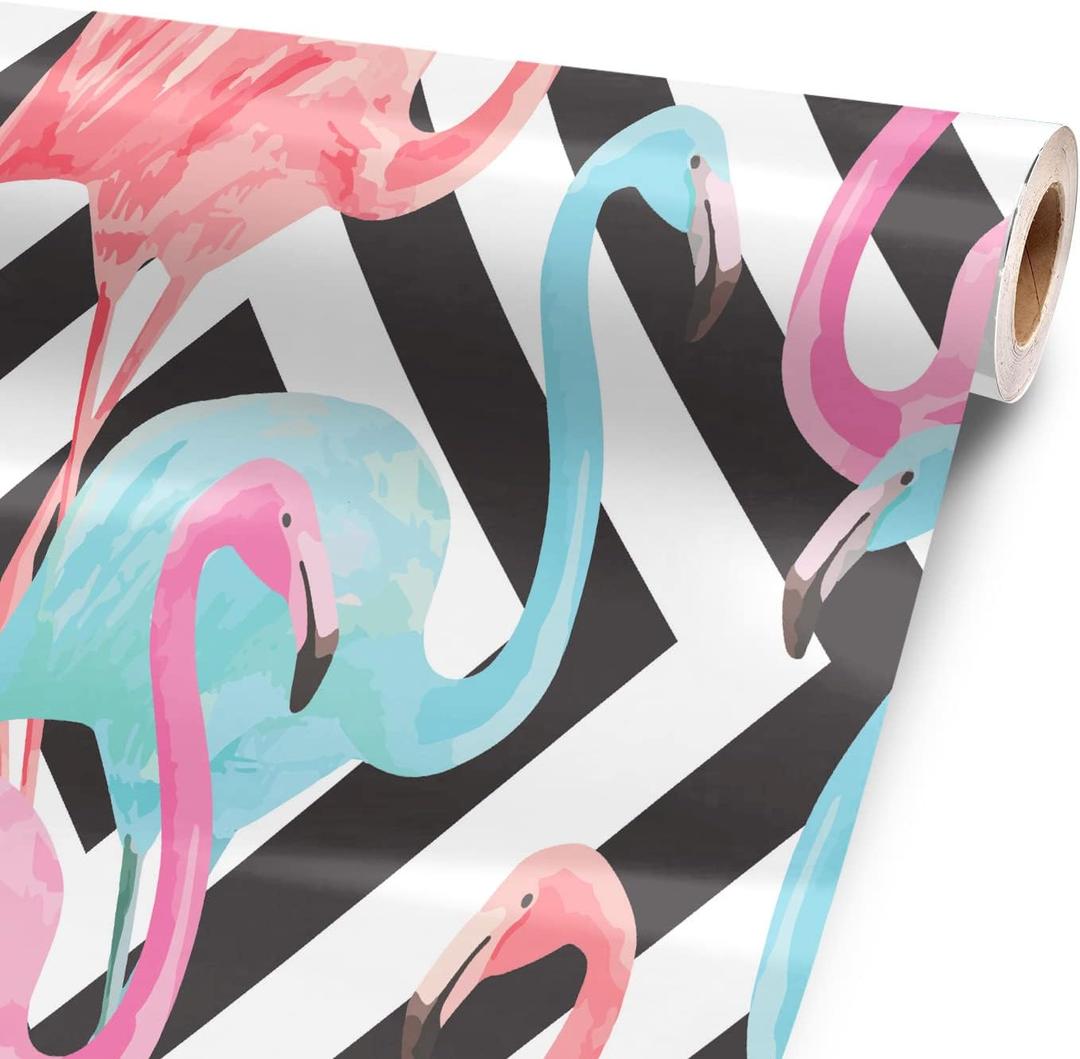 Pop Flamingo 24” x 52” Vinyl Wrap Sheet for Large or Custom Items | 3M wrap DIY to Custom Skin Gear of All Types and Sizes, Including Vehicles, Boats, appliances, Furniture, ATV’s, Golf carts, Bikes