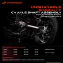 A-Premium CV Axle Shaft Assembly Compatible with Subaru Forester 2014 2015 2016 2017 2018, H4 2.0L 2.5L, Front Left or Right, Replace# 3905619710