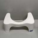 Squatty Potty Simple Curve Bathroom Toilet Stool 7" White