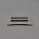 Fits 8" x 4" Duct Hole [9.6" x 5.6" Face] - Aluminum Return Grille, Rustproof, Fixed Blades, Suitable for Ceiling or Wall, No Adjustable Components