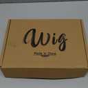 HAIRCUBE Long Blonde Wigs for Women Synthetic Curly Wavy Hair Wig for Daily