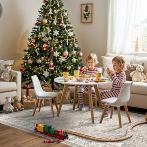 4x10 Hallway Wide Runner Rug: Washable Oriental Soft Area Rug for Living Room Bedroom Stain Resistant Low Pile Carpet for Entryway Kitchen Thin Non Slip Floor Mat for Bathroom Dining Room(Beige,4x10)