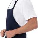 Chef Works Unisex Three Pocket Apron, Navy Blue