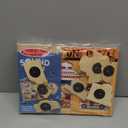 Melissa & Doug Vehicles Sound Puzzle  8-Piece Wooden Peg Puzzle with Light-Activated Sounds, Music Learning Toy for Toddlers and Preschoolers Ages 2+