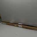 1-Inch Diameter Curtain Rod, Adjustable Rod Set with Premium Aluminum Brackets and Finials, Single Heavy-Duty Curtain Rods for Windows (Antique Bronze, 48-86")