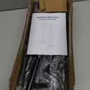 Wedding Welcome Sign stand, Welcome to Our Wedding Sign Holder with Leather Sign Hanging Staps, Adjustable Metal Banner Poster Easel Stand for Entrance Sign Display