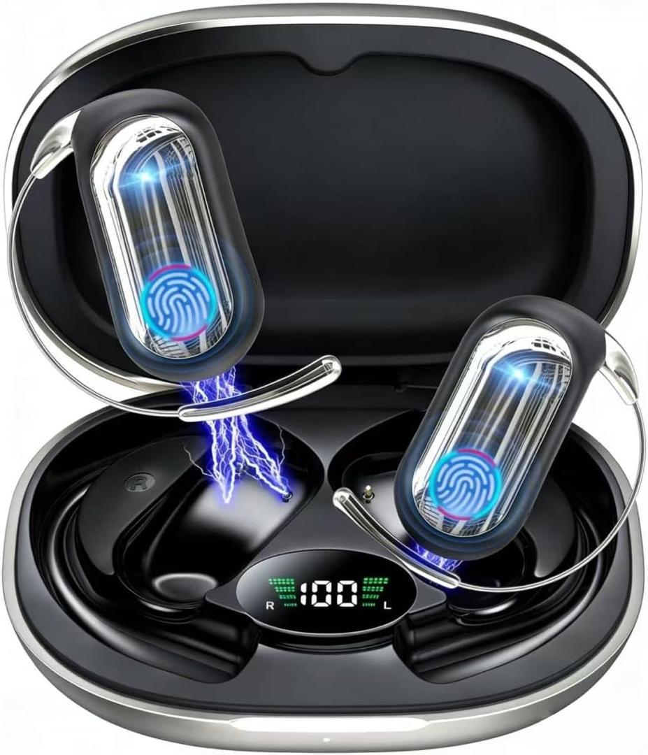 Translation Earbuds Real Time - AI 168 Language Translator Earbuds, Audifonos Traductores Ingls Espaol, 4-in-1 Translating Device Translate Ear Buds for Travel with Charging Cradle (Deep Black)