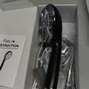 FEELSO Filtered Shower Head with Handheld, High Pressure 7-Spray Showerhead with Filters for Hard Water - Remove Chlorine, Reduce Dry Itchy Skin, Anti-clog Nozzles, Power Wash to Clean Tub, Tile & Pet (Black & Chrome)