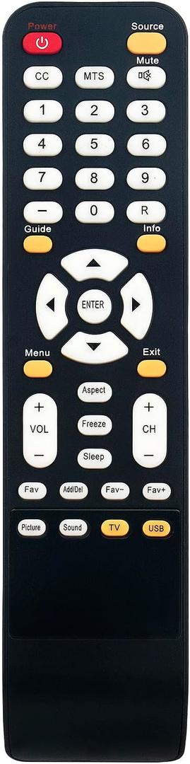 4 x Remote Replacement for UPSTAR TV P250WT P32ETW P32EDT P22EWT P24ES8 P24EWT P26EWT P32EA1 P32EA8 P32EE7 P32ES8 P32ETW P32EWX6 P32EWX P32EWY P39EWX P40EA8 UE1911 UE2220 P40EWX