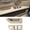 Jaronx Compatible with BMW 3' E90/E91 Driver Side Door Handle 2004-2007 | Window Switch Panel Cover Doors Pull Handle Driver Side Armrest for 318i,320i,325i,328i,330i,335i(14.76inch)