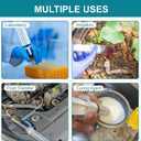 4Pack 150ml Large Syringe for Liquid - Big Plastic Syringes for Thick Liquids , Giant without Needle Syringe for Paint Fluid , Irrigation Water , Feeding Food Equine ( 4Pcs 150 ml )