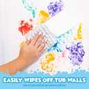 Tub Works Bath Paint Soap Bath Toy, Classic 6 Pack | Non-Toxic | Washable Bathtub Paint for Finger Painting on Tub Walls | Ideal Toddler Bath Toys for Creative Play | Easy to Clean, Fun Bath Art