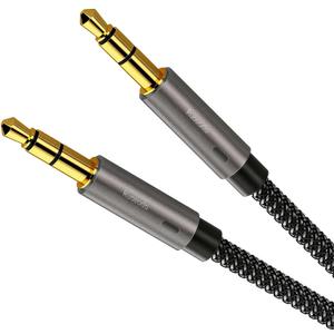 Aux Cord 3 ft,Sweat-Resistant 3.5mm Audio Cable Male to Male Stereo Hi-Fi Sound Nylon Braided aux to aux 1/8 Cable for Headphones Car Home Stereos Speakers