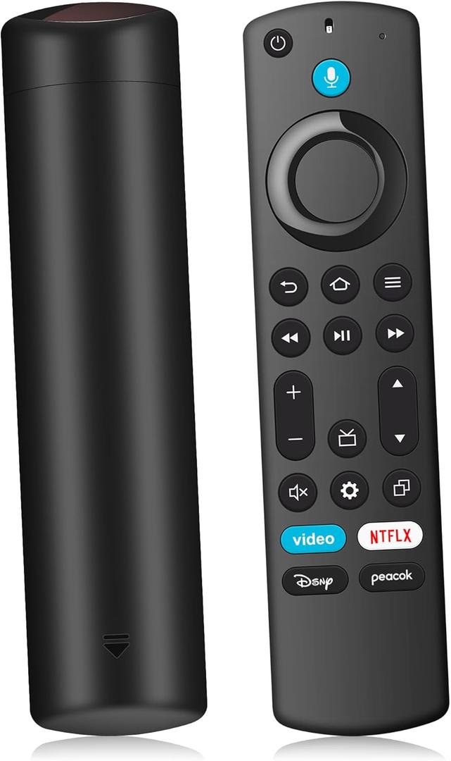Voice Control TV Remote Replacement - for Fire AMZ TV Stick (HD/2nd Gen/3rd Gen/Lite/4K/4K Max), TV Cube and for Fire Onmi/Insignia/Toshiba/Pioneer