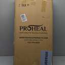 ProHeal Medical Overbed Table with Wheels and Adjustable Height - Mahogany Color Rolling Over Bed Bedside Table for Hospital and Home Use