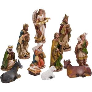 Kurt Adler Nativity Set with 11 Figures, 6"