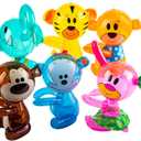 Rhode Island Novelty 14" Hug-Me Zoo Animal Inflate Assortment (Tiger)