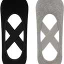 bony&katia Non-Slip Pilates Socks for Women, Grip Yoga Socks for Barre, Dance, Medium
