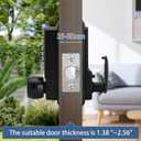 New Upgraded Gen-2 Mechanical Door Lock,Password & Key Two Unlocking MethodsWaterproof Outdoor Gate Lock with Keypad,Supports One-Touch Hold Openfor Various Indoor and Outdoor Doors
