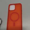 SUPFINE Magnetic for iPhone 13 Pro Max Case (Compatible with MagSafe) (Military Grade Drop Protection) Slim Translucent Matte Shockproof with Anti-Fingerprint Phone Case,Red