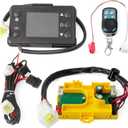 Diesel Parking Heater Control Board Panel for Chinese Diesel Heater 5KW 8KW, 12V/24V Motherboard w/LCD Controller Monitor Switch Wiring Harness Sensor Replacement Part