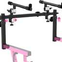 Liquid Stands 2 Tier Keyboard Stand Attachment - Adjustable Electric Digital Piano Stand for 54, 88 Key Music Keyboards & Synths - Double Extender for Square Tube Z Style Stands
