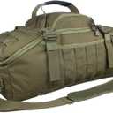 Greencity Travel Duffel Bag for Weekend Overnight Bag Waterproof Small Large for Men Women 30L 45L 85L Green (45L,(23x12x9)Inches)