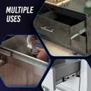 12 Inch Drawer Slides 1 Pairs (2pcs) Heavy Duty Full Extension Ball Bearing, Side Mount Drawer Rails, 12" Drawer Slide Glides for Dresser, Cabinet, Kitchen - Draw slides Sliders 100LB Capacity