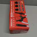 Automatic Fuel Transfer Pump with Auto-Stop Sensor(3.2 GPM), Battery Operated Gas Can Pump with 3 Can Adapters, Extra Long Hose, Portable Fuel Pump for Oil, Diesel, Gasoline (Batteries Not Included)