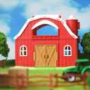 Farm Animals Toys for 1 2 3 4 5 Year Old Toddlers Girls Boys, Big Red Barn Farm Playset with Figures Animals and Tractor Toy for Kids 35, Educational Learning Toys, Christmas Birthday Easter Gifts