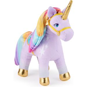 Unicorn Academy Official Wildstar Plush Toy, Unicorn Stuffed Animal, Unicorn Toys for Girls Ages 1 & Up, Purple, 7