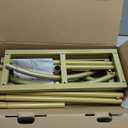 Queension 6FT Arch Backdrop Stand, Metal Wedding Arch Stand for Ceremony, Backdrop Stand Arch Frame with Base for Birthday Party Baby Shower Balloon Arch Decorations, Gold