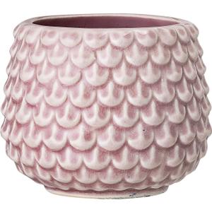 Bloomingville Stoneware Flower Pot Pinecone, Planter, 3,75'', Rose