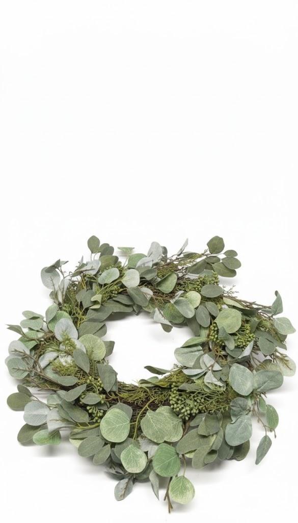HD 26 in Eucalyptus/Berry Spiral Wreath