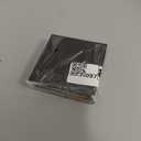 PATIKIL 140 Sheets Leather Sticky Notes Holder, 10in Post Notes Holder Storage Box Desktop Mini Square Case Business Card Holder Memo Pad Organizer for Desk Home Office Notebook, Black