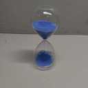 PATIKIL 30 Minutes Sand Timer, Sand Watch Hour Glass Sandglass Timer Clock for Living Room Home Office Restaurant Decoration, Dark Blue
