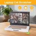 Cat Laptop Scratcher, Cat Scratcher Cardboard, Interactive Toys, Kitten Supplies and Stuff for Indoor Cats