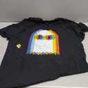 Threadrock Vaporwave Psychedelic Ghost Retro Halloween Techno EDM Unisex T-Shirt - Black Size XL