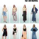 Bodysuit Shapewear for Women Seamless Body Shaper Tummy Control Snatched Waist Butt Lifter Sculpting Full Body Suit, Khaki (L/XL)