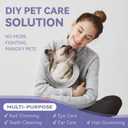 Loflaze Dog Grooming Hammock Harness for Dogs & Cats with Pet Nail Clipper Trimmer - Cat Hanger Sling for Trimming Clipping Nails- Dog Hammock Restraint Bag for Pet Grey XS