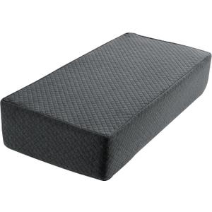 HOMBYS Pillowcase for Cube Shaped Pillow-Soft and Breathable Microfiber Pillowcase with Hidden Zip (ONLY Pillowcase) (Grey)