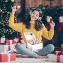 2 x Christmas Milk Chocolate Mini Crisp Kringles Party Bag Fillers, Individually Wrapped Foils, Kosher Certified (Half-Pound) (1.27 Ounce (Pack of 1))