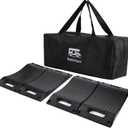 Tire Saver Ramps Set of 4, 60000 lbs Capacity Prevent Flat Spots Protect Car & RV Tires Heavy Duty Non-Slip Rubber Easy to Carry