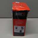 Weber Premium Outdoor Grill Cover  WaterResistant WeatherProtective Grill Cover for Genesis 300 Series (3 Burners) Gas Grills, Durable Black Fabric with Secure Fastening Straps